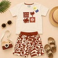 Premium Cotton Boy cord set
