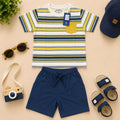 Premium Cotton Boy cord set