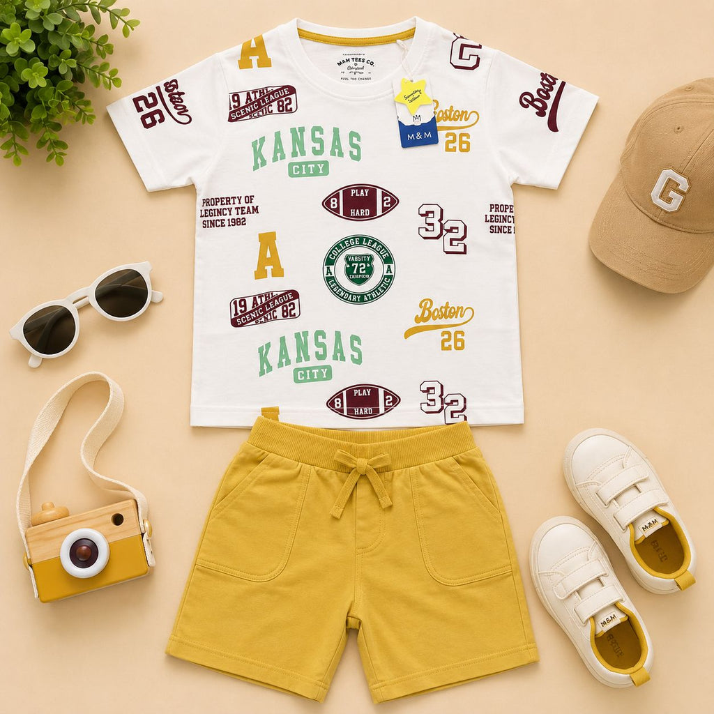 Premium Cotton Boy Cord set